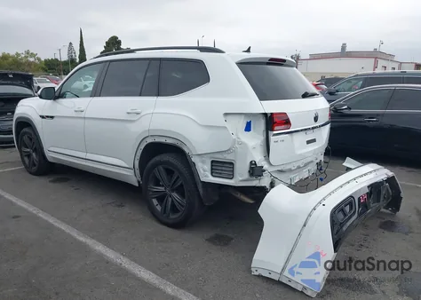 2021 Volkswagen Atlas 3.6L V6 Se W/Technology R-Line из США, поврежденный, VIN 1V2RR2CA8MC523668